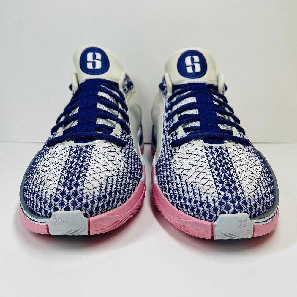Nike Sabrina 1 Basketball Shoes Womens 10.5 White Blue Pink Grit Effort FJ4036 - Picture 5 of 16